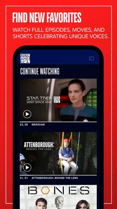 BBC America स्क्रीनशॉट